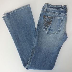 Miss Me 29x33 Midrise Boot Cut Chain Pocket